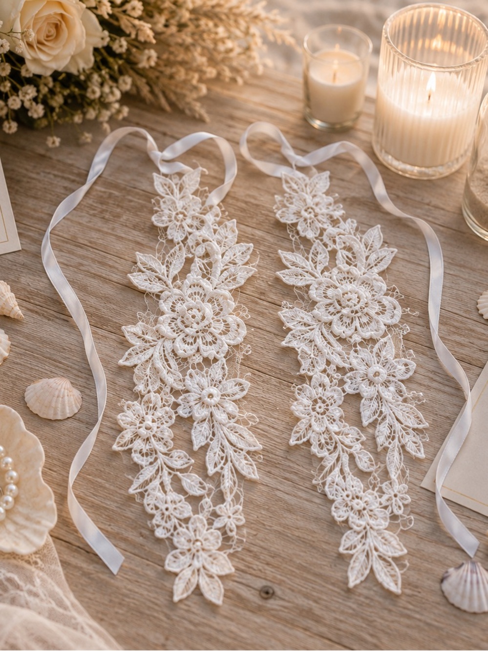 Beach Wedding Barefoot Sandals | Lace Bridal Foot Jewelry Boho Bride Accessories